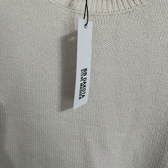 NWT BB Dakota Steve Madden Break My Stride Oatmeal Sweater Dress Cabincore L - Picture 5 of 10